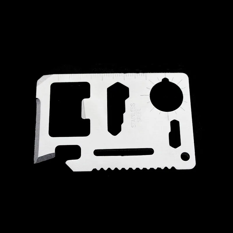 Многофункциональный карманный нож 11 в 1 с кожаным чехлом|card knife|credit card knife11 in