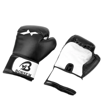 

1 Pair 10oz PU Training Boxing Gloves Boxing Mitts Sanda Karate Sandbag Taekwondo Fighting Hand Protector Gloves