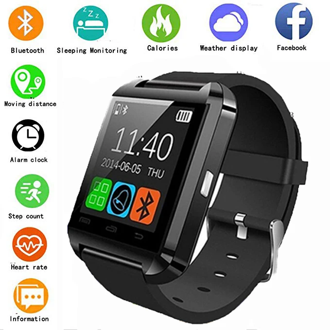 

Latest Smart Watch Female Message Notification Monitor Bluetooth Waterproof Smart Watch Pedometer For Android IOS Smart Watch