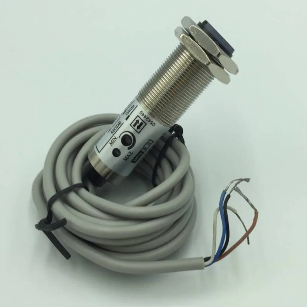 CDD 40N DC 12V 24V 40mA 4 проводной тип NPN NO + NC 40 мм детектор Цилиндрический индуктивный