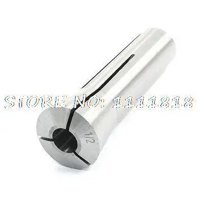 

R8 1/2" Bit Clamp 10mm Thread Steel Spring Collet for CNC Milling Lathes