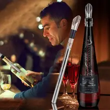 Охладители для винной бутылки, охладители для льда, охлаждающие палочки для морозилки, палочки и Pourer, охладители для вина из нержавеющей стали, морозильная камера с коробкой