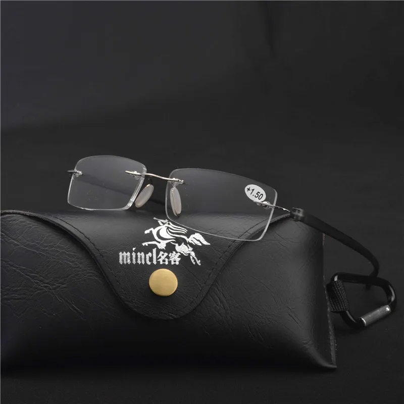 MINCL/Для мужчин Для женщин прозрачный выполненные смолы очки для чтения с диоптриями очки для Пресбиопии очки для чтения для дальнозоркости FML - Цвет оправы: gary