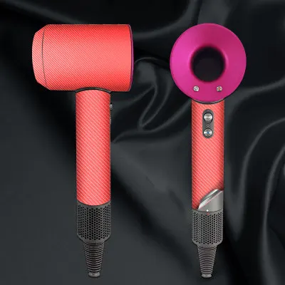 Фен защитная пленка скраб резка не оставляя клей для Dyson Фен - Цвет: Imitation red fiber