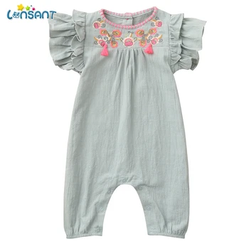 

LONSANT Kids Summer New Children Leggings Baby Cotton Pants For Girl And Boy Baby Jumpsuits Girl Romper Overalls Girls N30