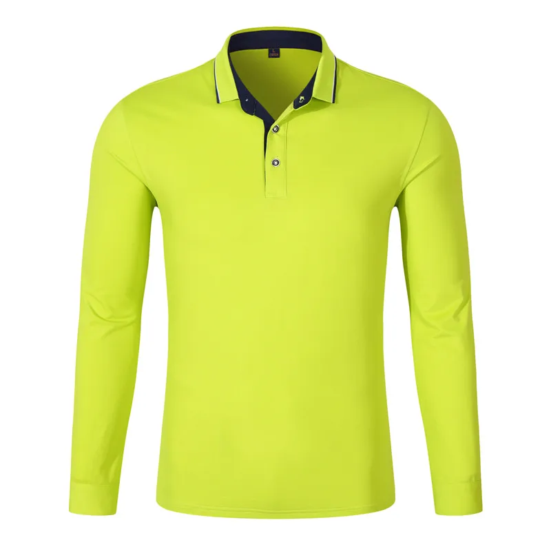 custom logo long sleeve polo shirt (15)