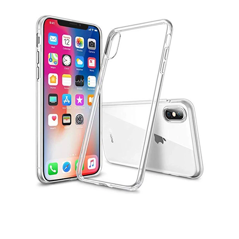 Clear Transparent Phone Cases TPU For iPhone 5 6 6s 7 8 Case Soft Silicone X XS max XR |