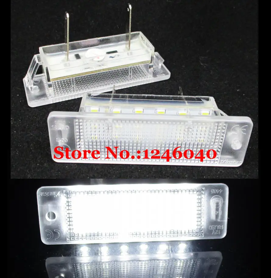 2Pcs Led License Number Plate Light For Opel ASTRA F 1992 1998 CALIBRA