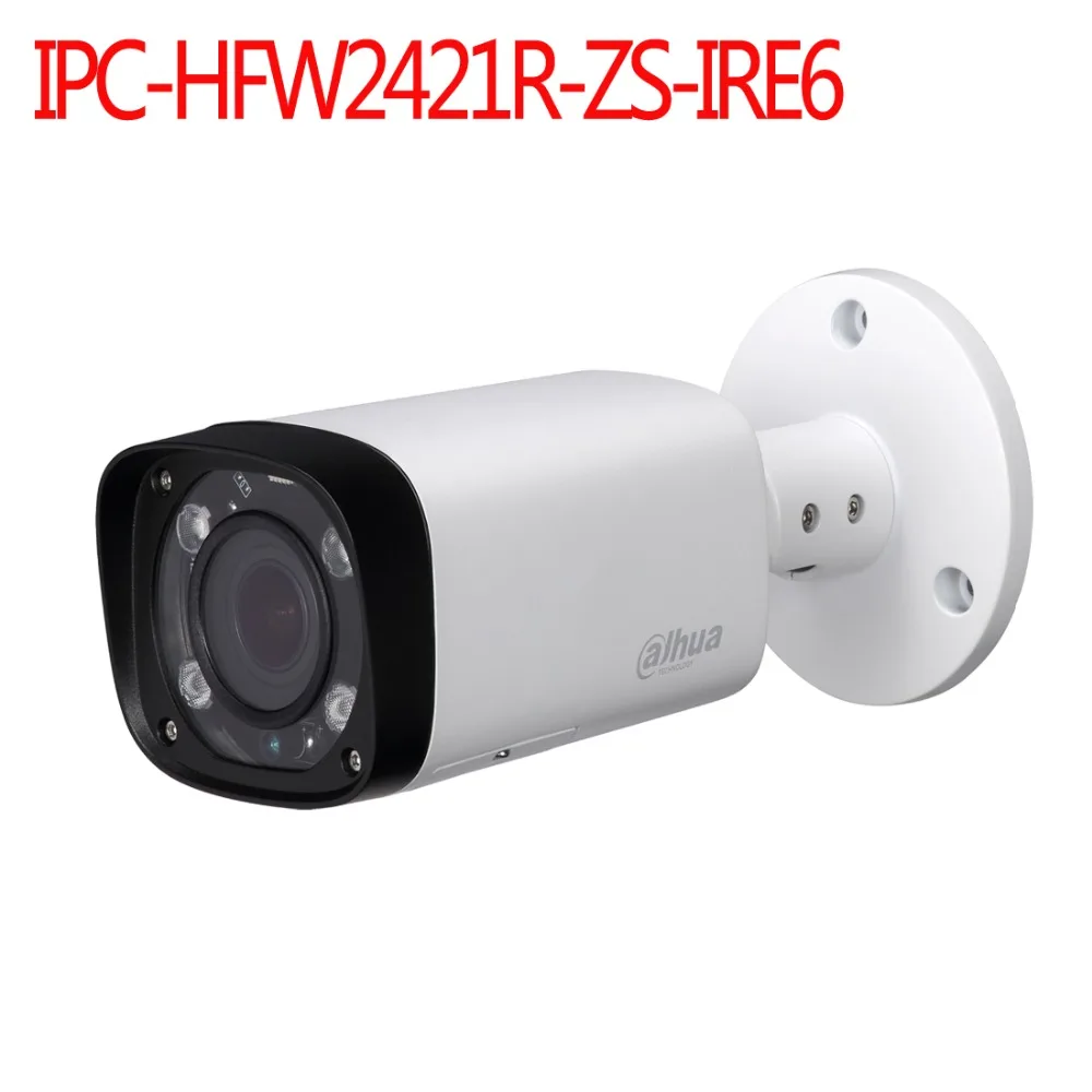 Dahua motorized lens 4MP WDR IR Bullet Network Camera IP67, PoE H.265