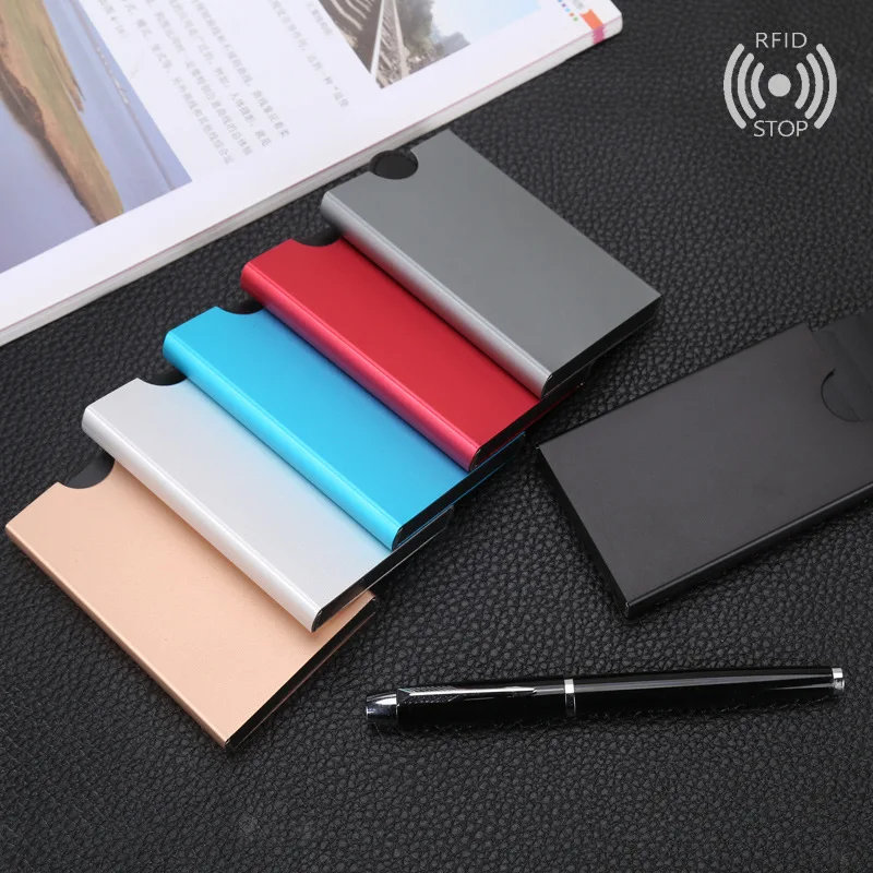 2019 алюминиевая карта из сплава держатель Анти Rfid Блокировка Кредитная ID банк