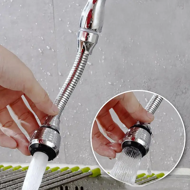 

Faucet Splash Nozzle ABS Plastic Faucet Splash Nozzle Rotatable Water-saving Shower Bath Filter Devices Two Water-outlet