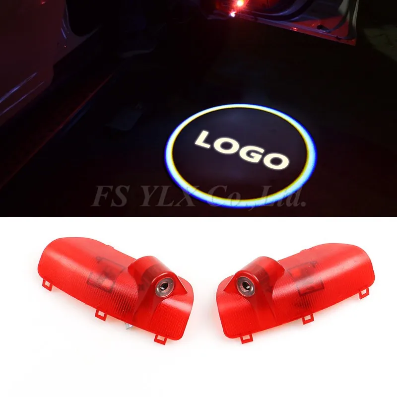 

LED car door light ghost shadow light logo projector light For Hyundai Elantra 2013 replacement door logo welcome laser lamp