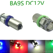 5 шт., 12 v 24 v BA9S 5050-5smd модификация мотоцикла светодиодные фары дальнего света, противотуманных фар декоративные светильники Ba9s 24 v инструкция лампы