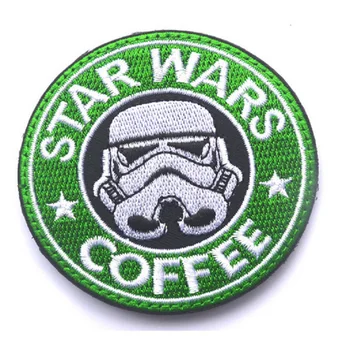 

Ten piece a lot 3D Embroidery armband Christmas Gift Star Wars Coffee patch Combat patch white soldier Imperial assault patch