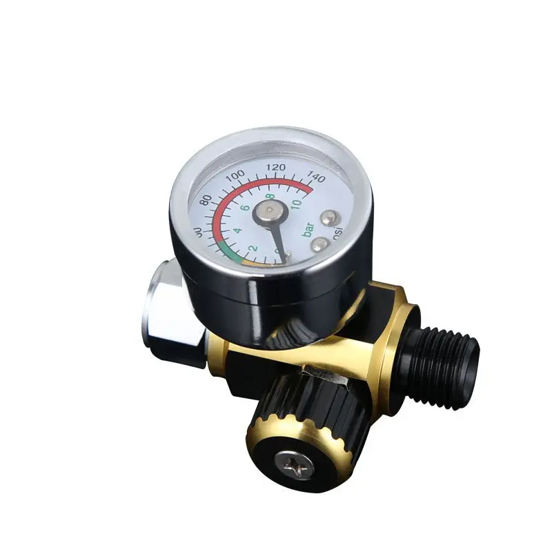 Goede 1 stks Air Line Control Compressor Manometer Relief Reguleren Regulator drukregelaar spuitpistool regulator