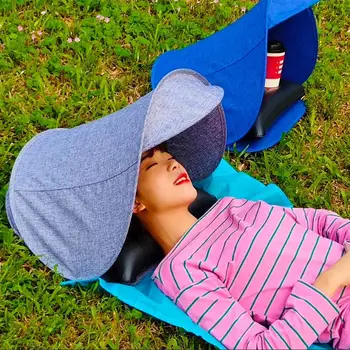 

Outdoor Camping Sunshade Lightweight Umbrellas Small Awning Personal Tent Folding UV Protection Sun Shelter With Air Cushion