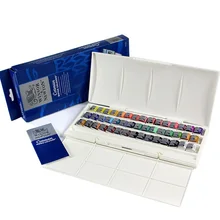 WINSOR& NEWTON 45 цветов cotman Твердые акварельные краски художника высокого качества пигмент