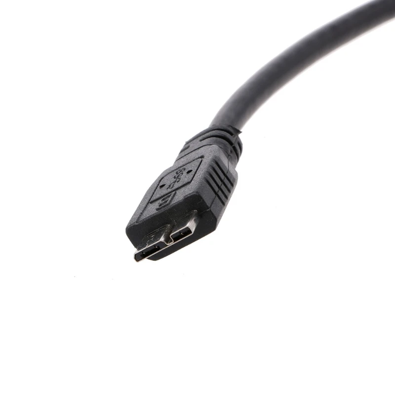 USB 3 0 штекерным Тип Micro B муж Y Splliter удлинитель для жесткого диска|Компьютерные