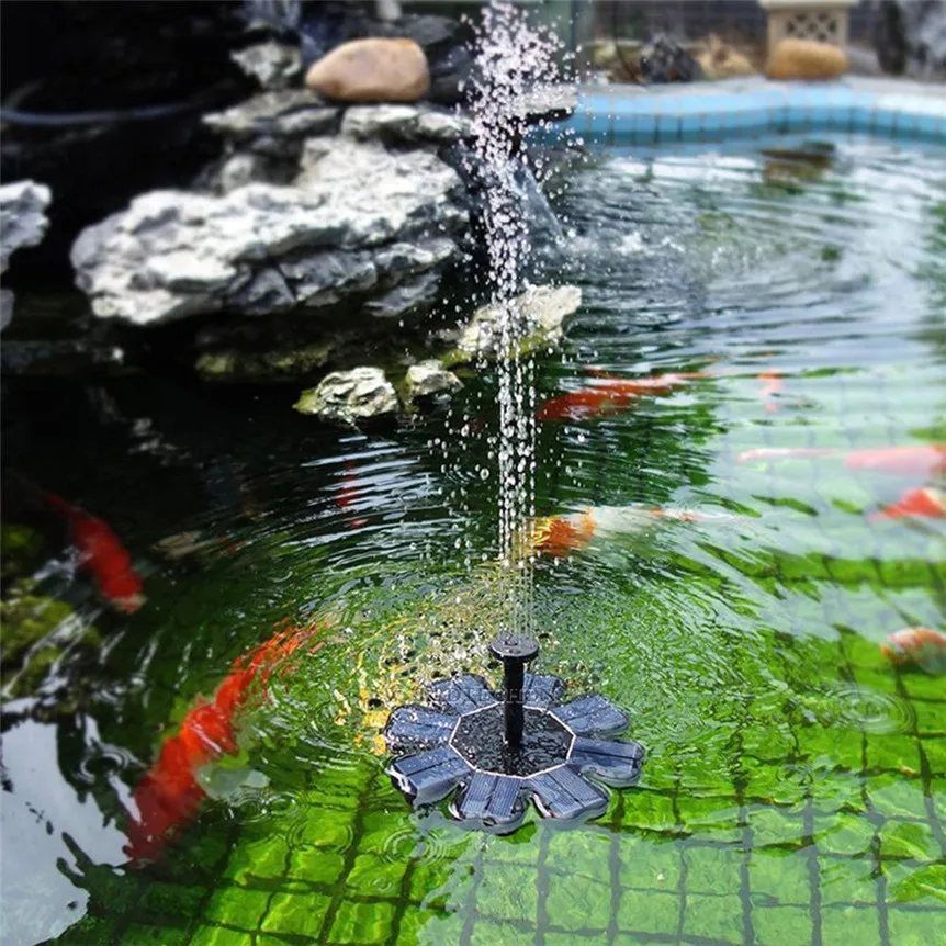 

Outdoor Power Solar Pump Pool Pond Submersible Waterfall Floating Solar Panel Water Fountain For Pool, Garden, Aquarium 0529#