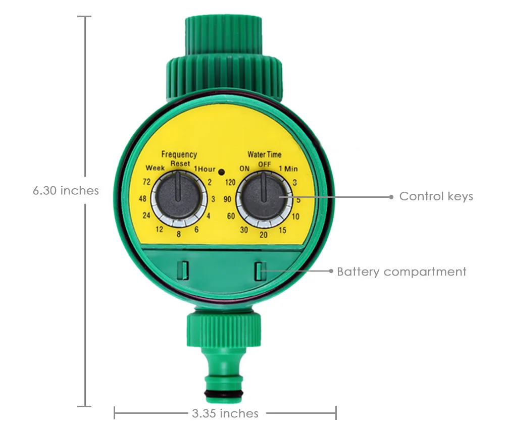 Садовый Полив Таймер шаровой клапан автоматический электронный таймер для воды домашний сад Орошение Таймер контроллер системы