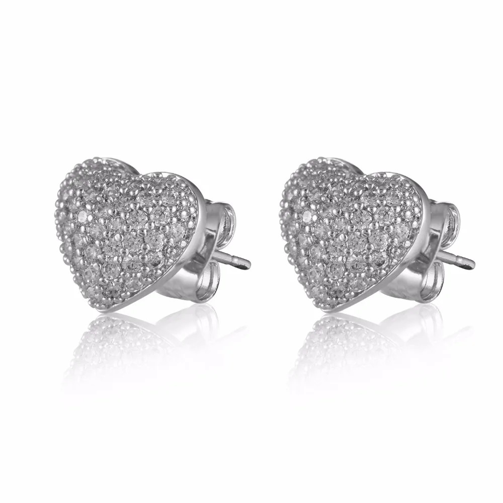 

GrayBirds Romantic Heart Earrings For Fashion Girls Elegant Jewelry MLE041