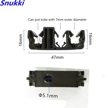 

car Chassis card slot Fixed base Brake pipe Clip plastic black buckle carrier auto fastener 5pcs a lot