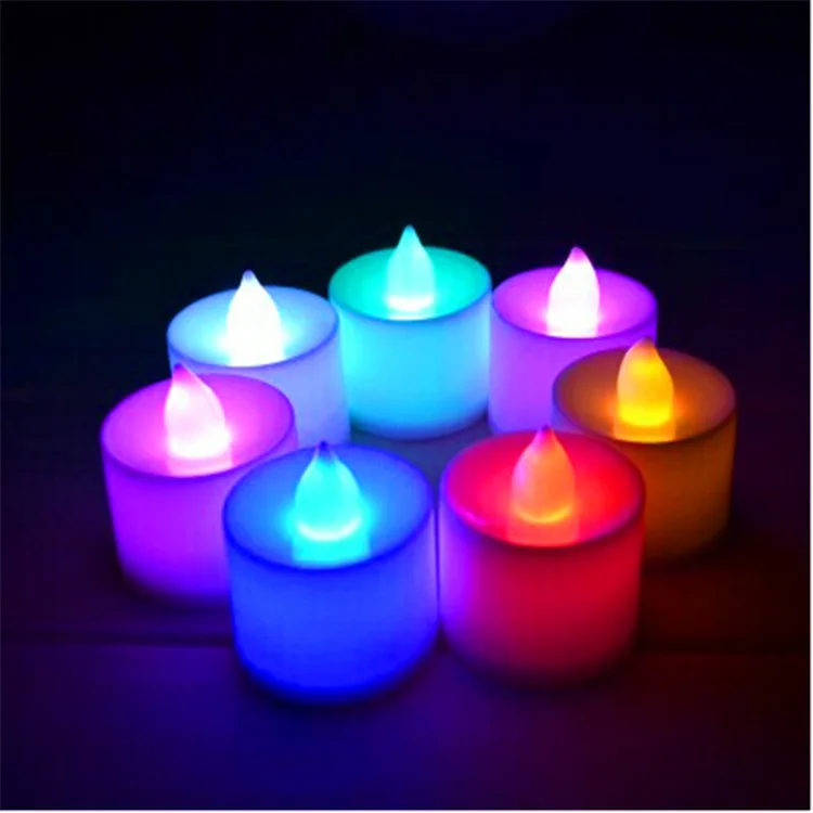 12pcs led electronic candle tea light tealight flickering christmas candle lights led