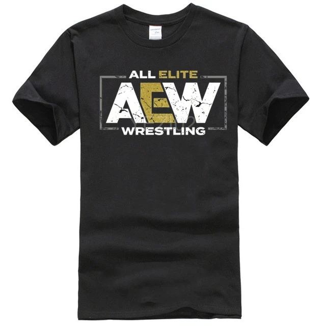 AEW جميع النخبة المصارعة حلقة الشرف ملك الرياضة PH317 للجنسين قميص أسود