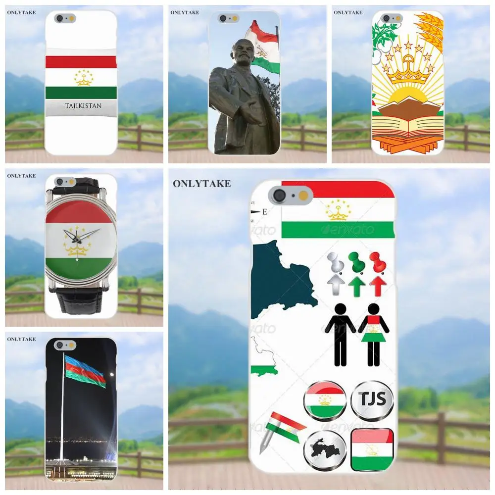 

TPU New Style The National Flag Of Tajikistan For Apple iPhone 4 4S 5 5C SE 6 6S 7 8 Plus X Galaxy Grand Core II Prime Alpha