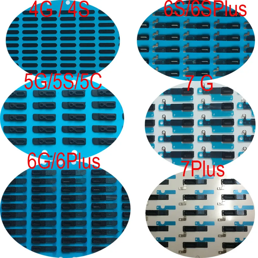 

50pcs/lot Adhesive Ear Speaker Earpiece Anti Dust Screen Mesh for iPhone 4 4s 5 5S 6G 6S 7 plus Replace Part
