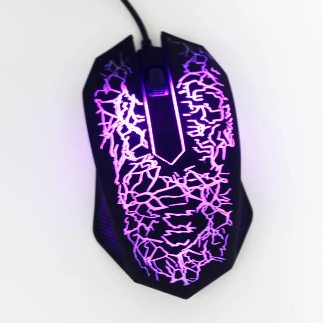 

Wired Mouse LED 1.2m 3 Buttons Gaming USB for Notebook PC Laptop Computer MacBook Portable Mobile Mice