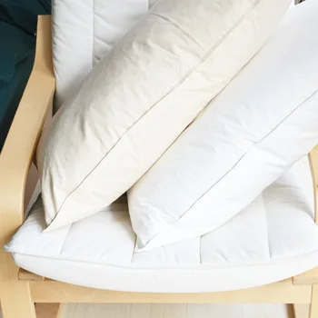 

95% white duck feather down pillow,5 stars hotel standard soft fluffy pillow.Skin-friendly cotton surface