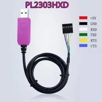 

Free Shipping 10pcs PL2303 HXD 6Pin USB TTL RS232 Convert Serial Cable PL2303HXD Compatible