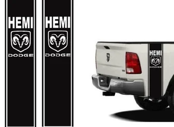 

For Universal 1Set/2Pcs Hemi Dodge Bed Stripes Truck Decals Mopar Stickers Set of 2 Racing Stripes