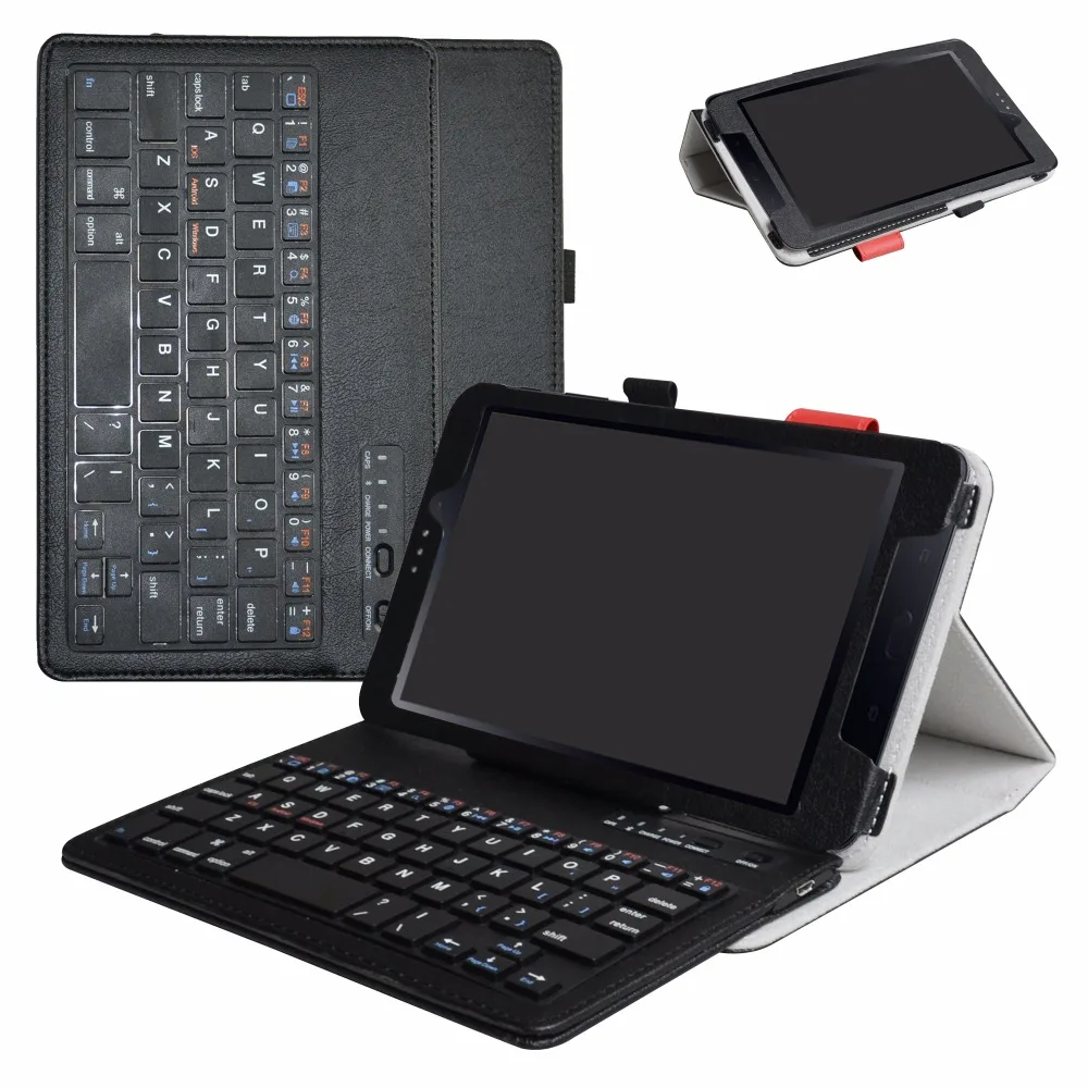 

For 8.0" Samsung Galaxy Tab A 8.0 (2017), T385 / T380 Tablet Removable Bluetooth Keyboard Case Portable Folding stand Cover