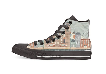 

London Casual High Top Canvas shoes sneakers For Drop shipping