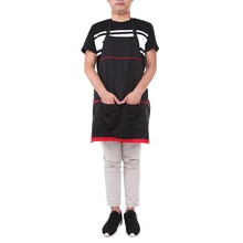 72X68 см профессиональный салон парикмахер работа фартук накидки с карманами парикмахерское платье Обертывания Парикмахерская Резка волос одежда Инструменты для укладки