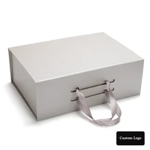 Качественные Роскошные 5 цветов картонные упаковочные коробки OEM с логотипом бренда на заказ металлические наклейки подходят для одежды обувь парик для волос подарочная коробка