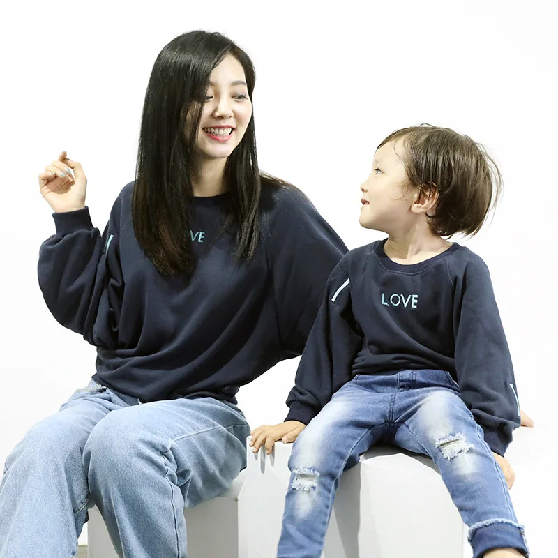 Mom Son Outfits Girls Sweaters Family 