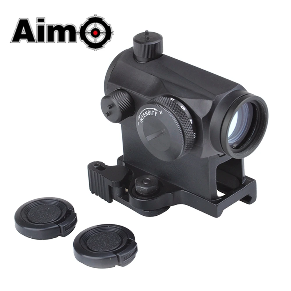 

WADSN Tactical T1 Red/Green Dot With QD Mount Sight Illuminated Riflescope QD & Low Mounts Airsoft Scope A05014 Hunting Optics