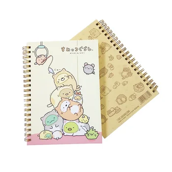 

1 Pcs/lot Kawaii Japan Rilakkuma & Sumikkogurashi Coil Notebook Students Diary Journal Note Pad Book 180*125mm