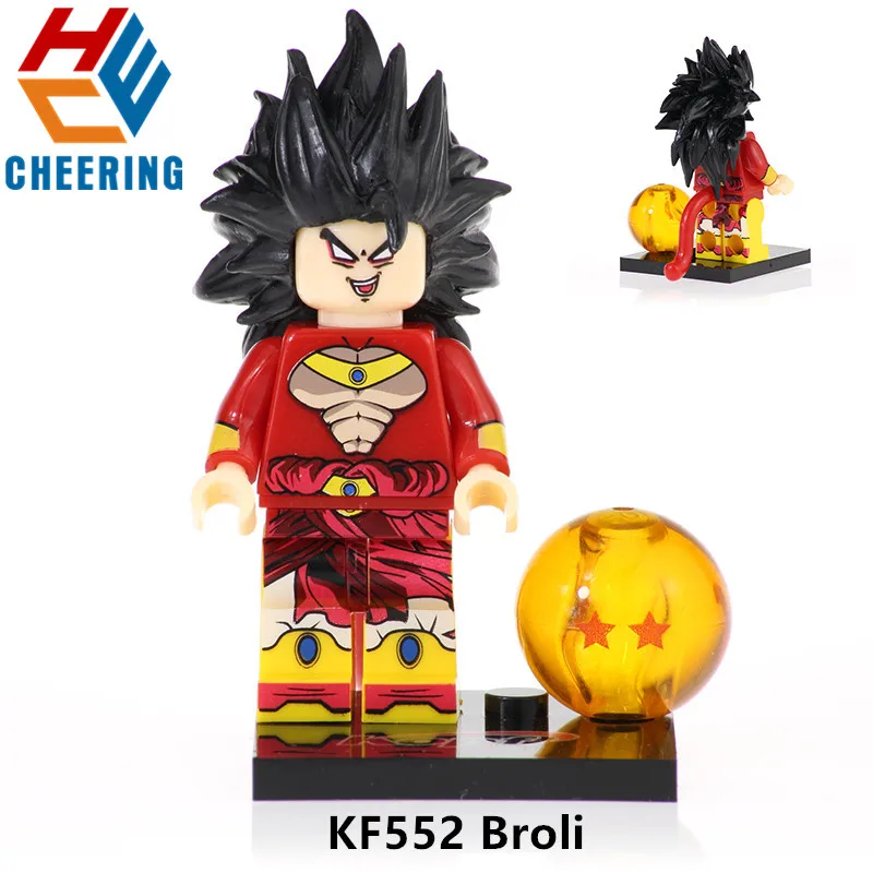 

KF552 Single Sale Figures Dragon Ball Bricks Son Goku Assemble Broli Model Gotenks Action Building Blocks For Children Toys Gift