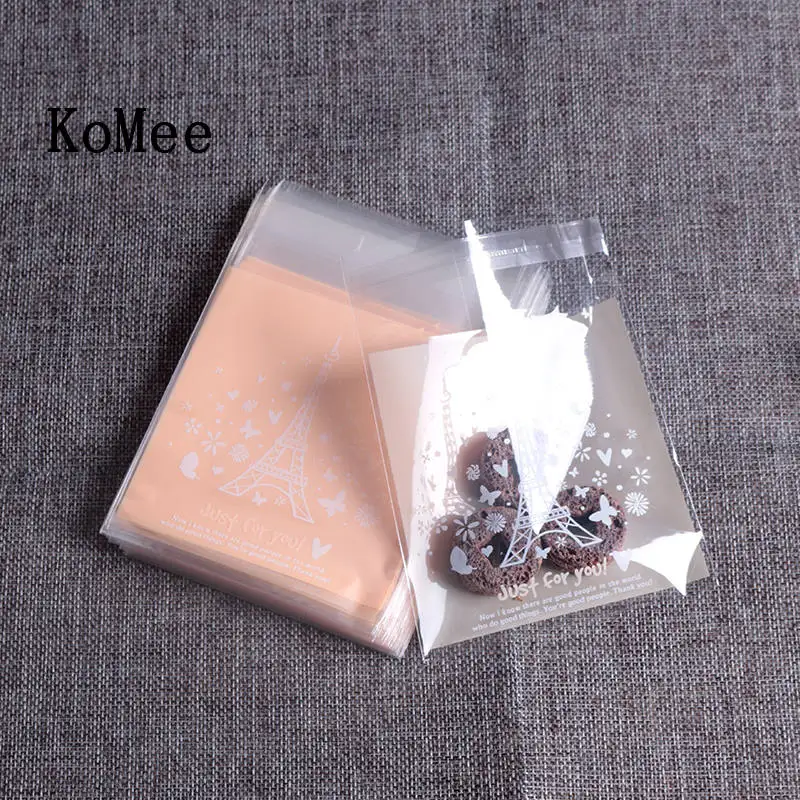 Cute 100ps Mini flower lace Self Adhesive Lots DIY Seal Plastic Valve Bags JGJB 
