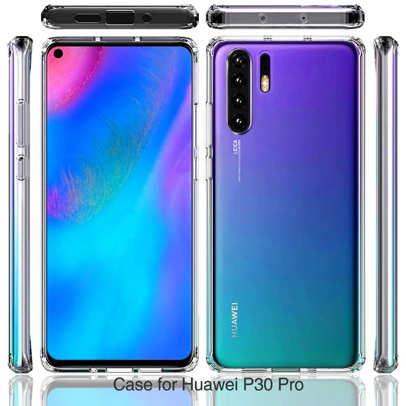 Для huawei P30 Pro Чехол с украшением в виде кристаллов Гибридный Бампер косметические контейнеры для задней крышки для huawei P30 Pro Футляр для телефона Funda P30Pro