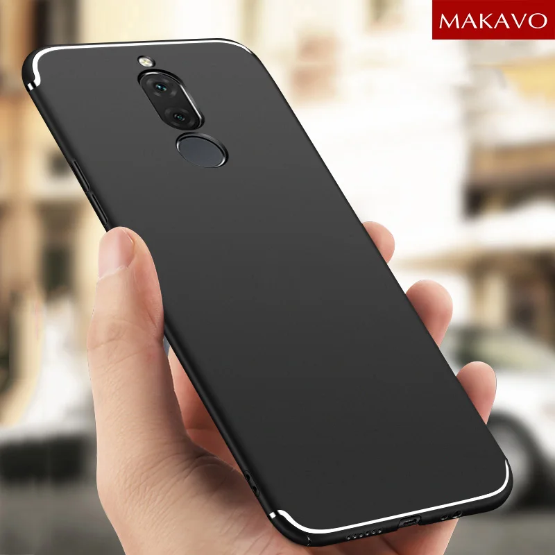 

MAKAVO For Huawei Nova 2i Case Cover Luxury Slim Matte Hard PC Back Phone Cases For Huawei Mate 10 Lite Nova2i