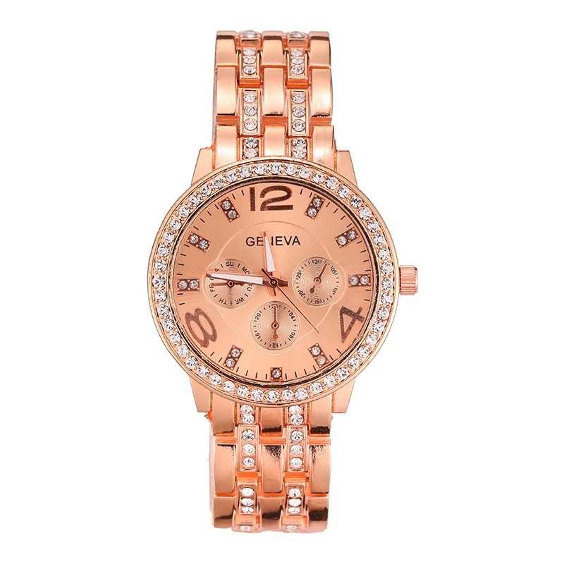 

Watches Men's and Women's digital watch Stainless Steel Folding Clasp Analog Clocks with Quartz Watch Luxury Business