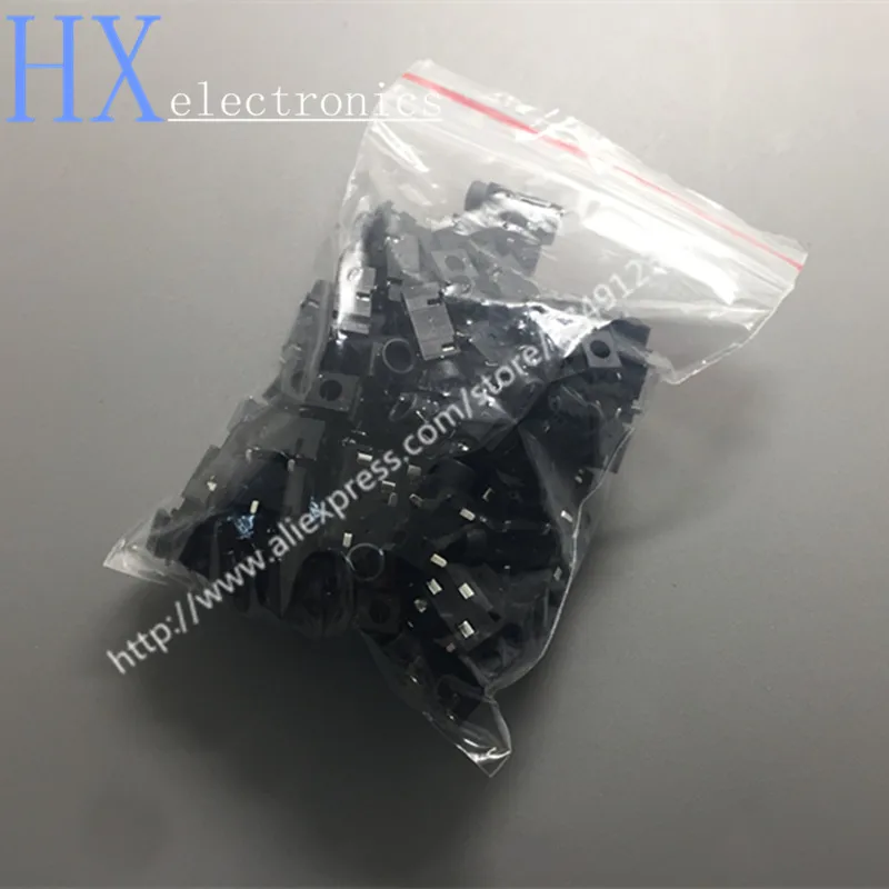 Free shipping 500PCS Tripod silver patch PJ320B 3 5 headphone jack 3 5 jack PJ 320B
