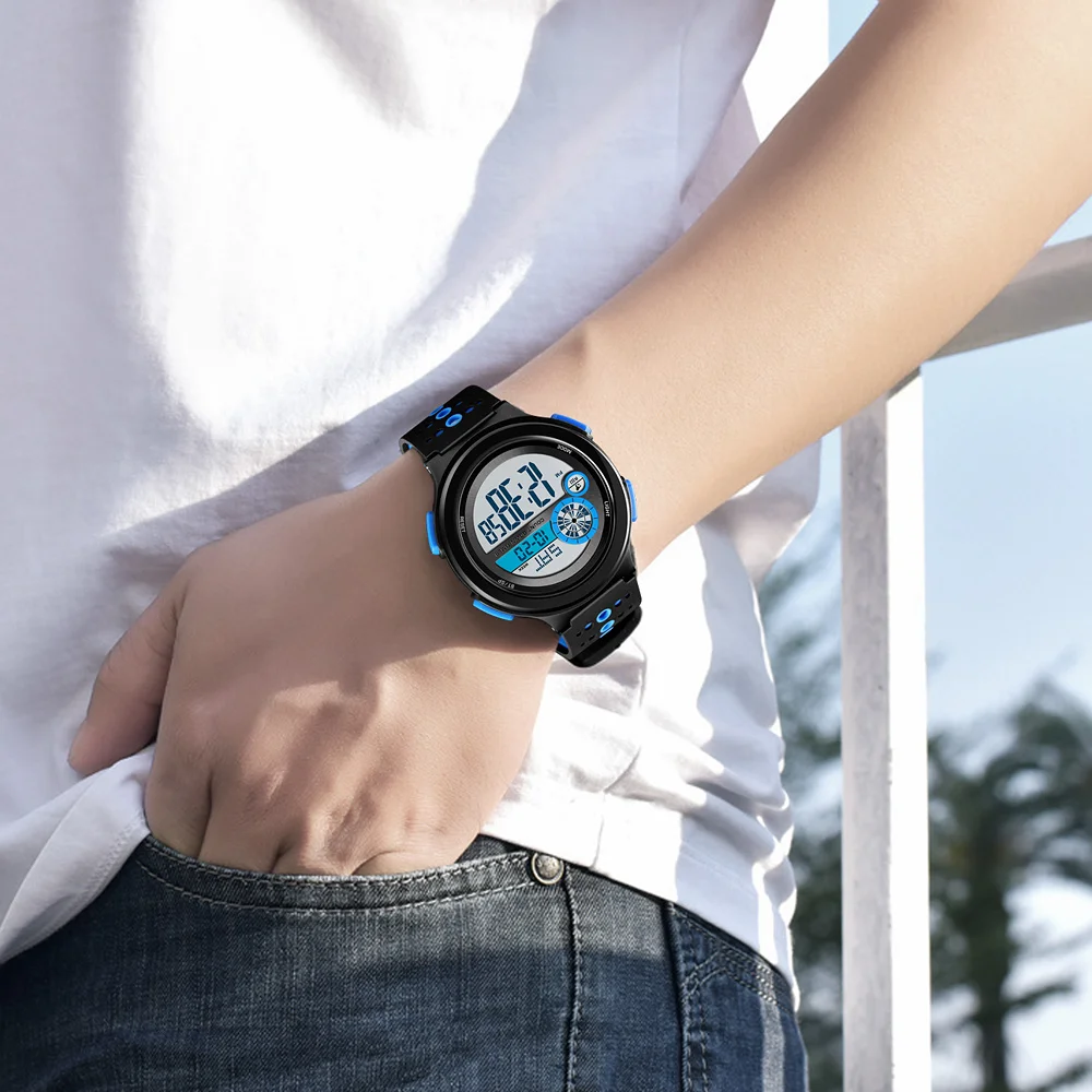 

zk20 2019 Outdoor Men Sports Watch Luminous Week Display Stopwatch Display Chronograph 50M Waterproof Watches Relogio Masculino