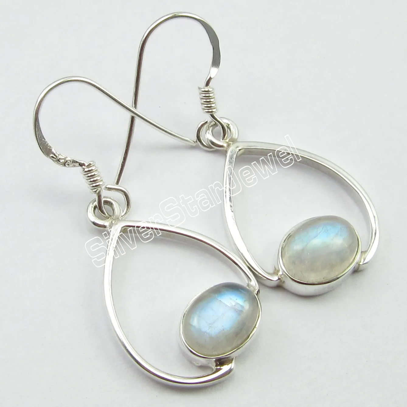 Chanti International Pure Silver Oval Rainbow Moonstone Inexpensive Chanti International Pure Silver Oval Rainbow Moonstone Inexpensive Earrings 3 5 Cm Grams New In Drop From Jewelry Accessories On