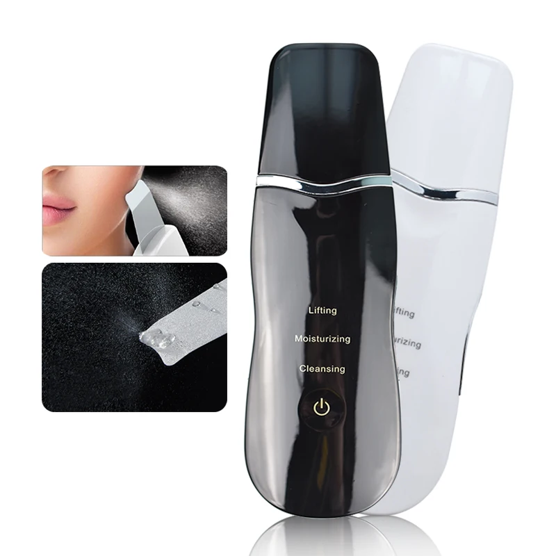 Ultrasonic Skin Scrubber Face Cleanser Blackhead Acne Removal Facial